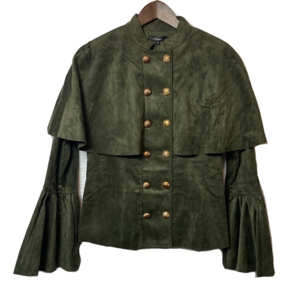 For Her Green‎ double breasted Jacket